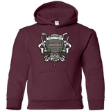 Sweatshirts Maroon / YS Turtle Power! Youth Hoodie