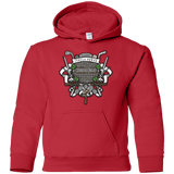 Sweatshirts Red / YS Turtle Power! Youth Hoodie