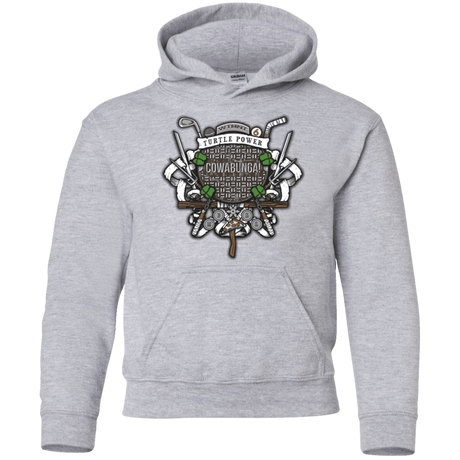 Sweatshirts Sport Grey / YS Turtle Power! Youth Hoodie