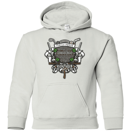 Sweatshirts White / YS Turtle Power! Youth Hoodie