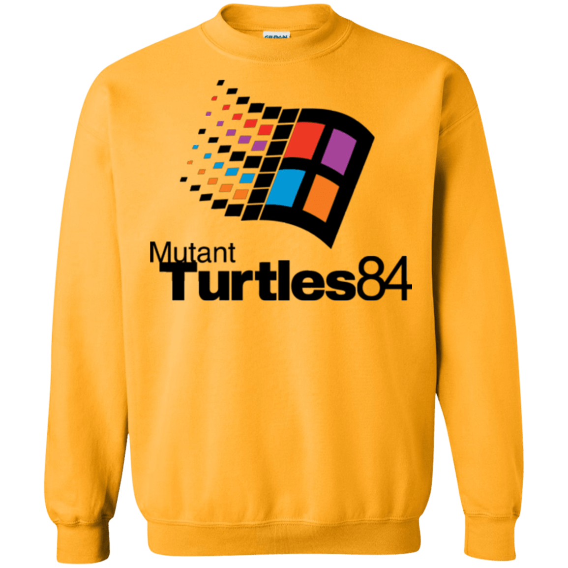 Sweatshirts Gold / Small Turtles 84 Crewneck Sweatshirt