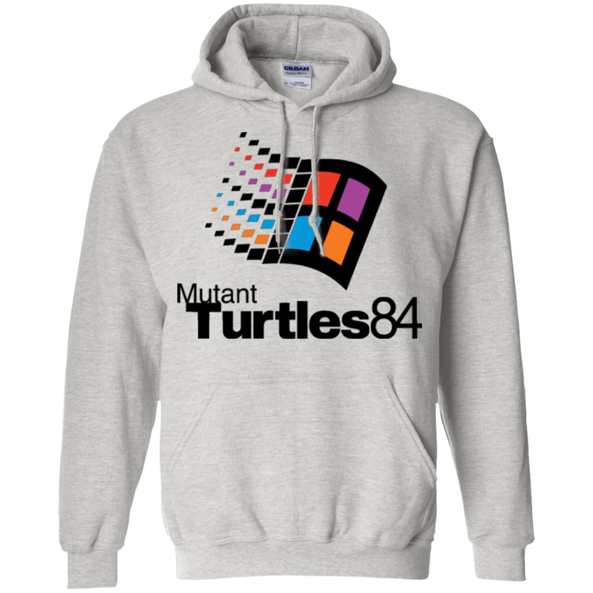 Sweatshirts Ash / Small Turtles 84 Pullover Hoodie