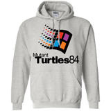 Sweatshirts Ash / Small Turtles 84 Pullover Hoodie