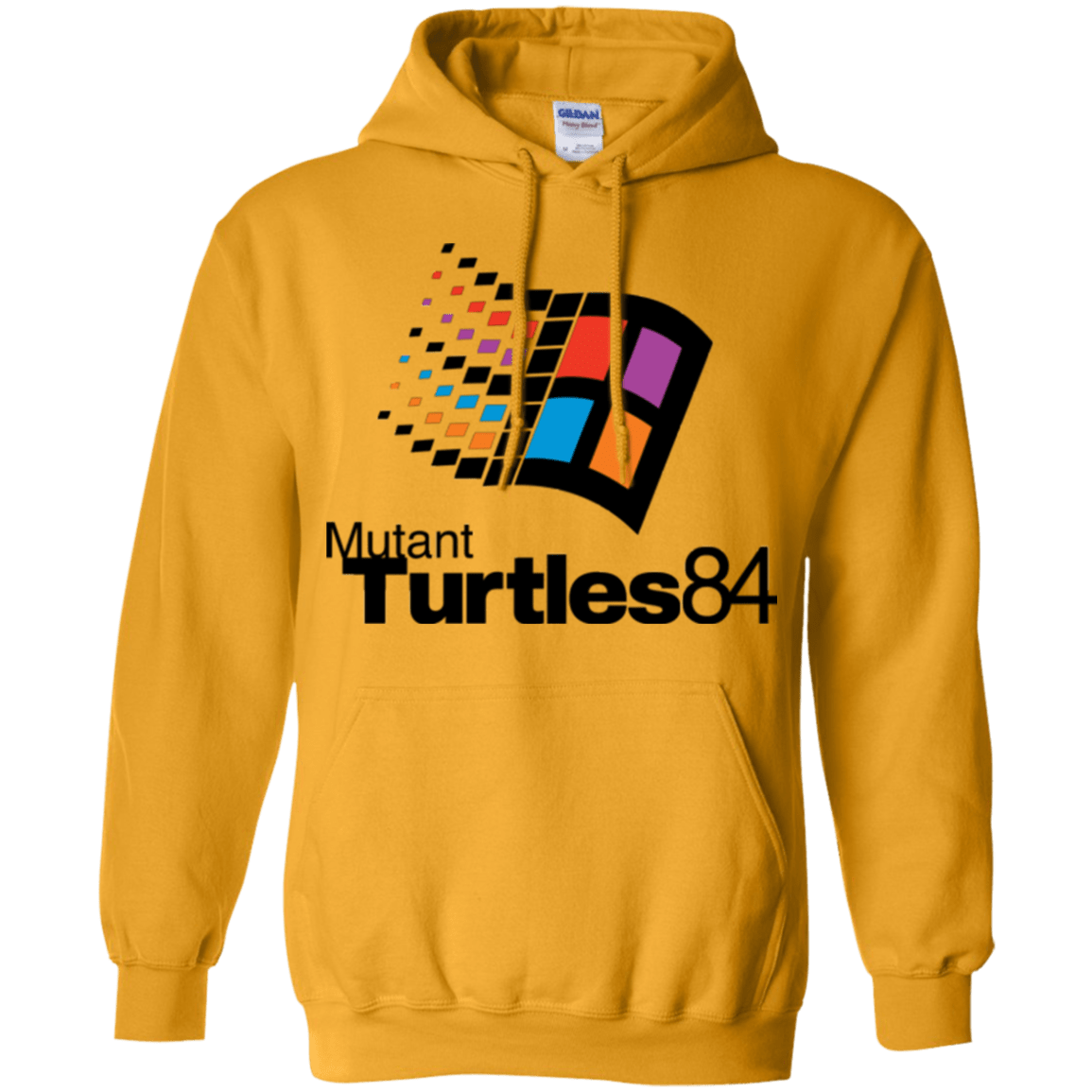 Sweatshirts Gold / Small Turtles 84 Pullover Hoodie