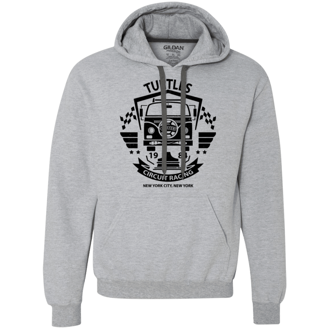 Sweatshirts Sport Grey / Small Turtles Circuit Premium Fleece Hoodie