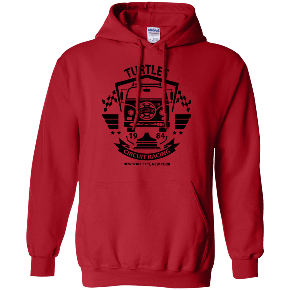 Sweatshirts Red / Small Turtles Circuit Pullover Hoodie