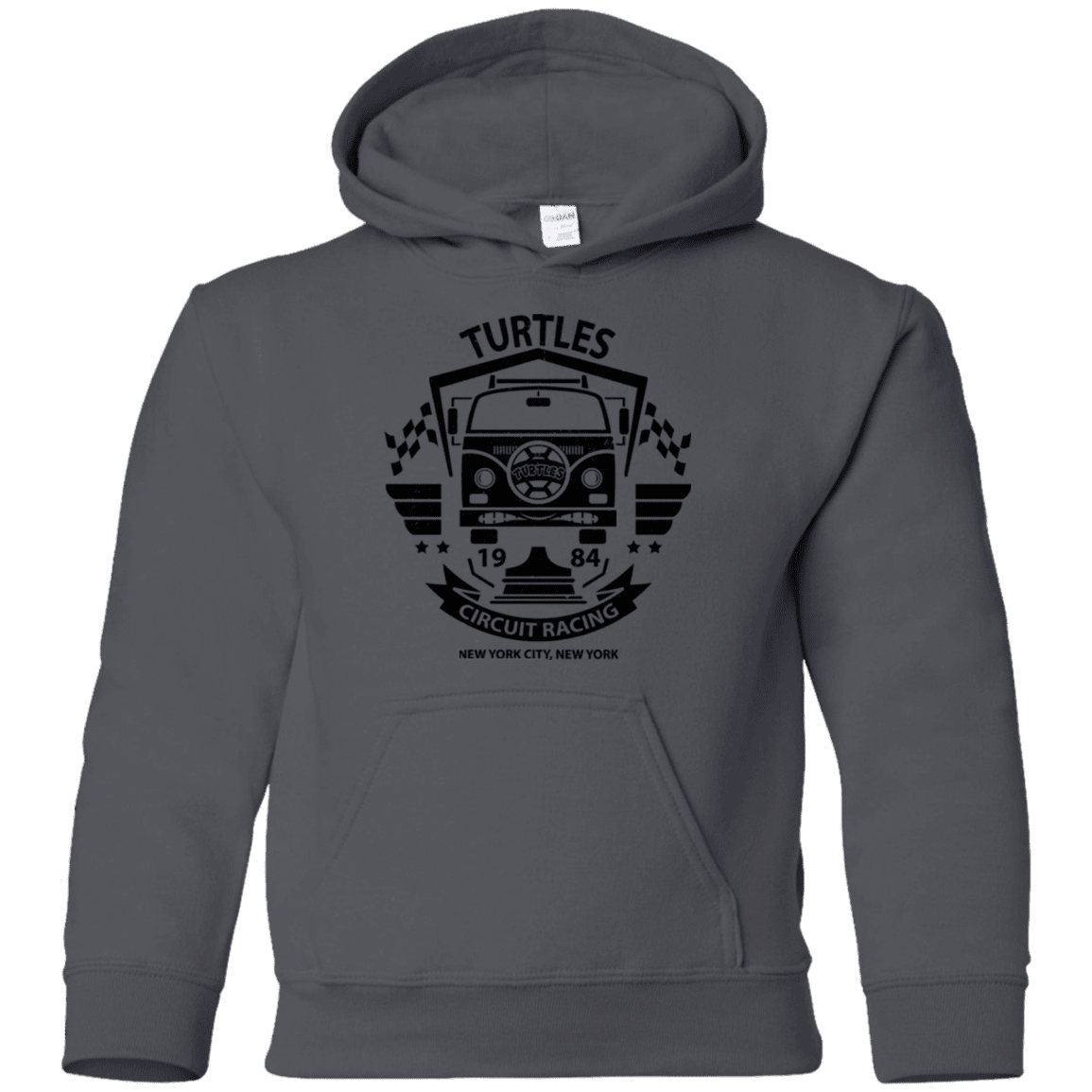 Sweatshirts Charcoal / YS Turtles Circuit Youth Hoodie