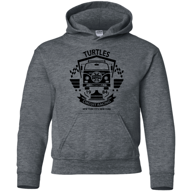 Sweatshirts Dark Heather / YS Turtles Circuit Youth Hoodie