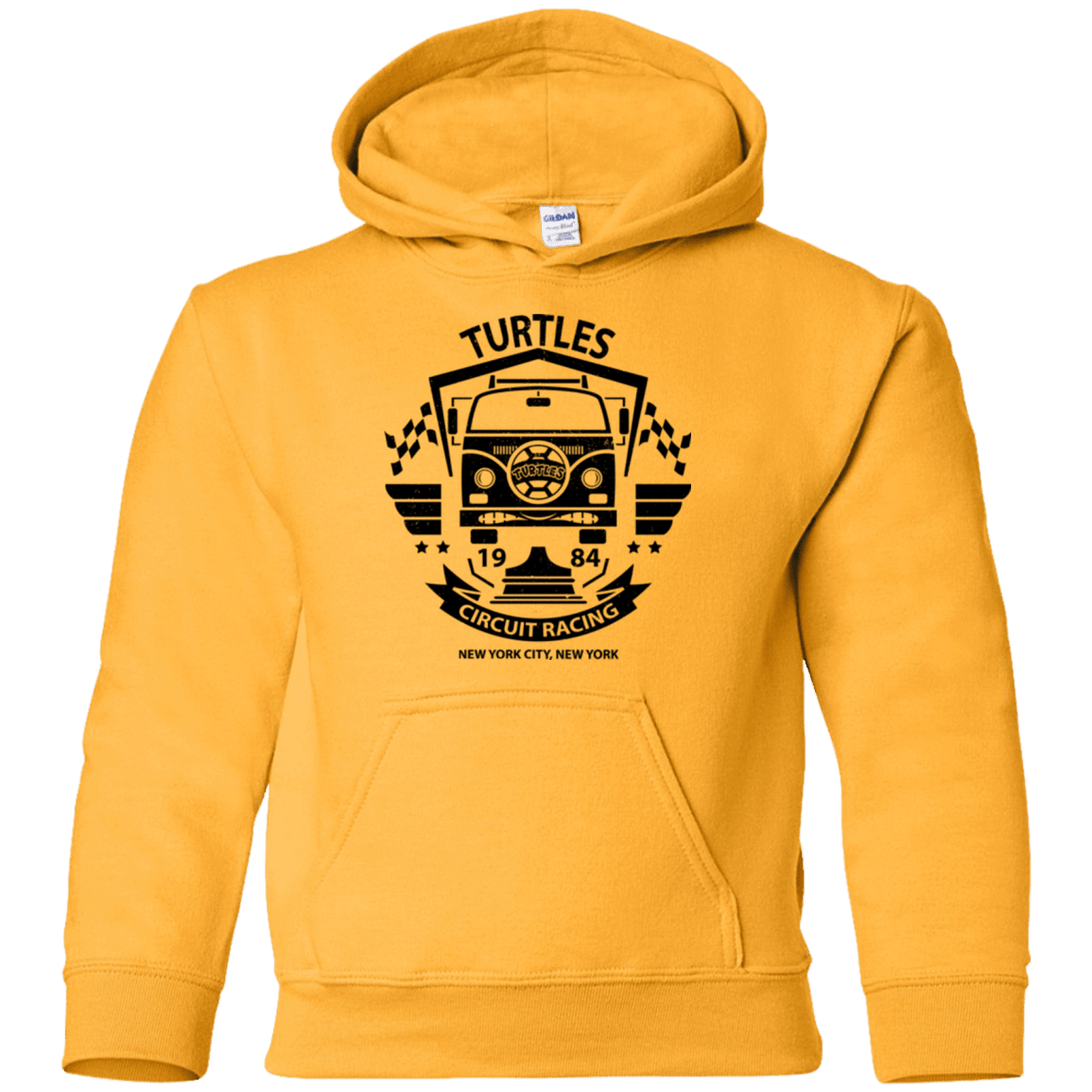 Sweatshirts Gold / YS Turtles Circuit Youth Hoodie