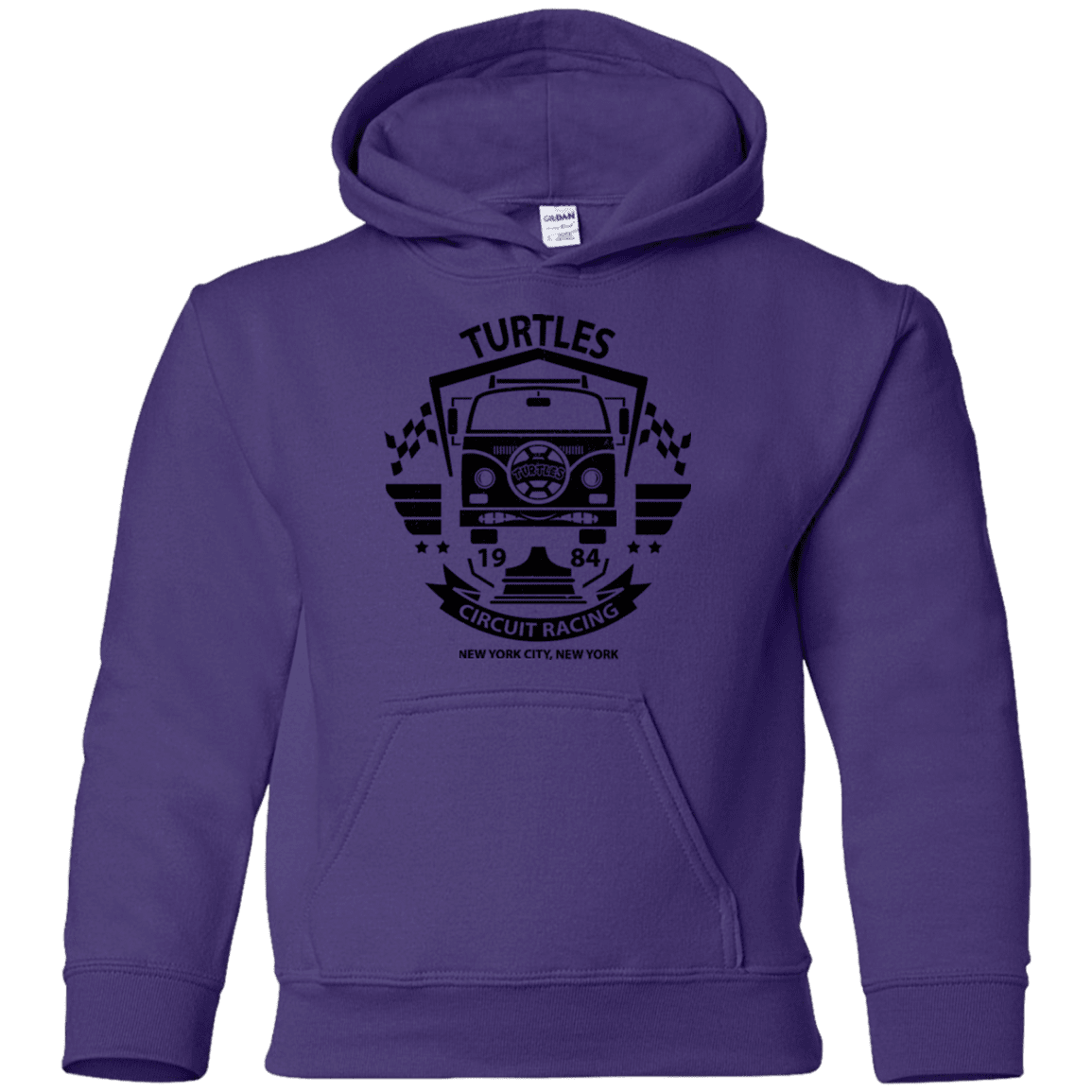 Sweatshirts Purple / YS Turtles Circuit Youth Hoodie