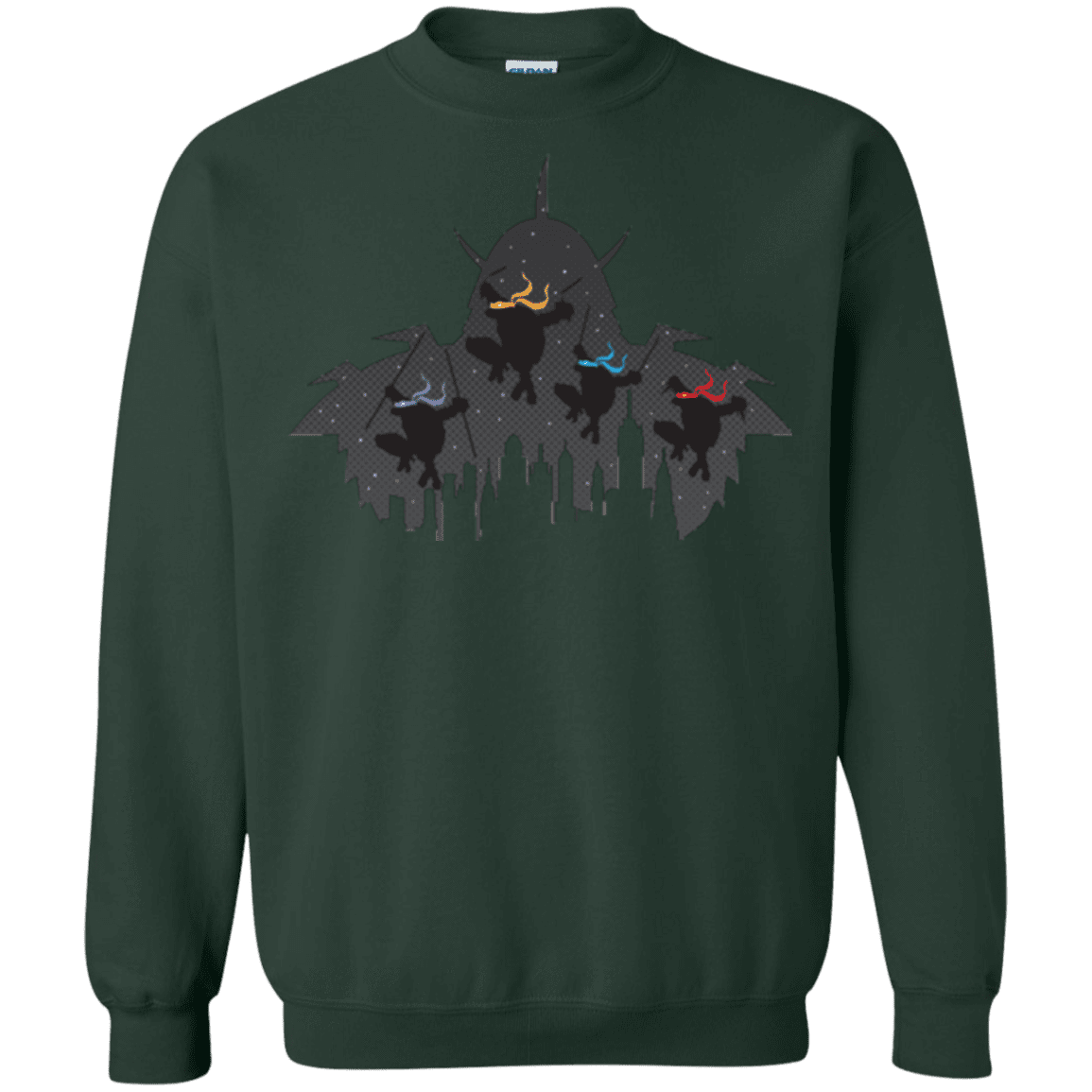 Sweatshirts Forest Green / Small Turtles Crewneck Sweatshirt
