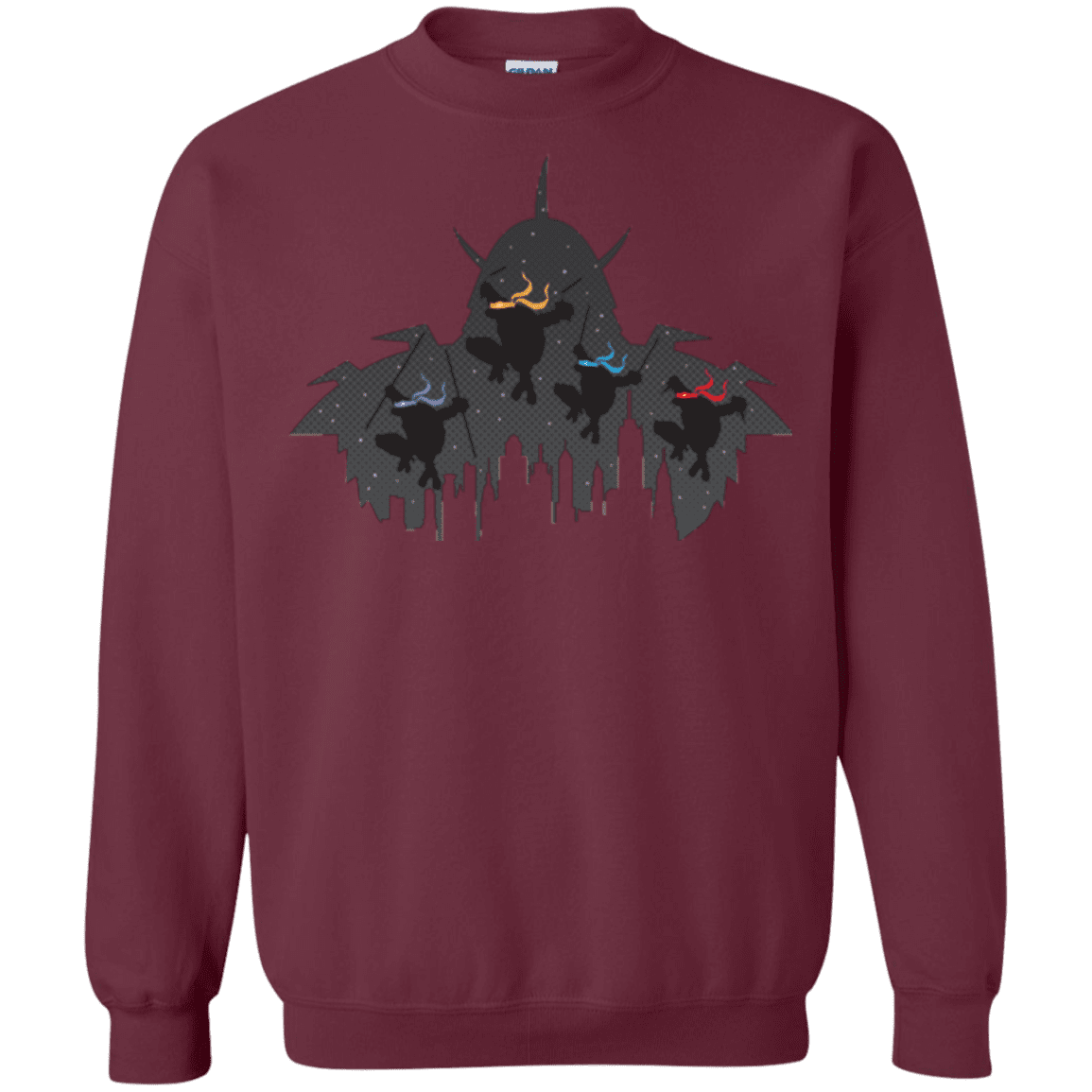 Sweatshirts Maroon / Small Turtles Crewneck Sweatshirt