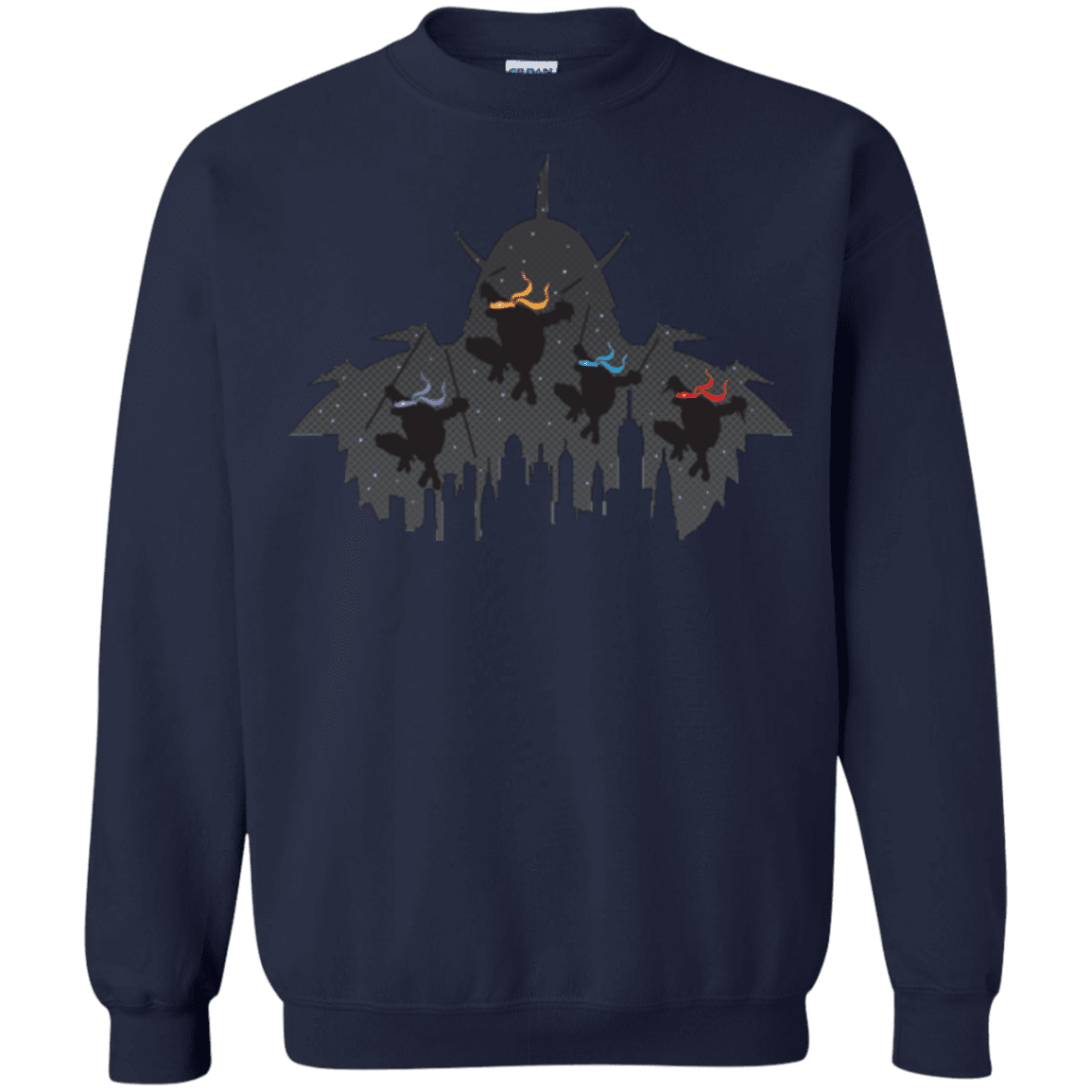 Sweatshirts Navy / Small Turtles Crewneck Sweatshirt