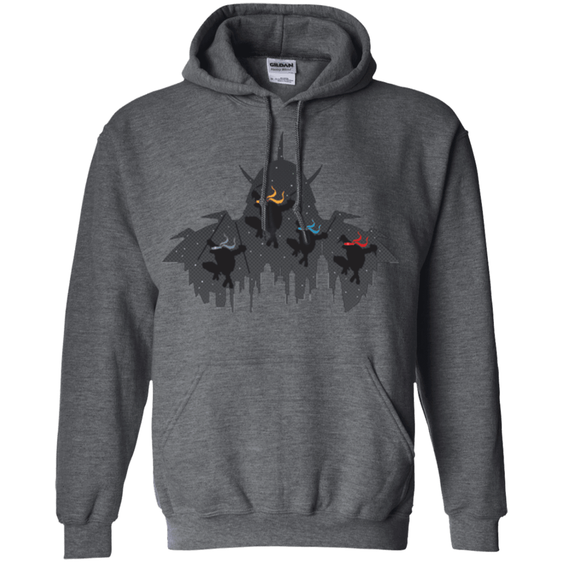 Sweatshirts Dark Heather / Small Turtles Pullover Hoodie