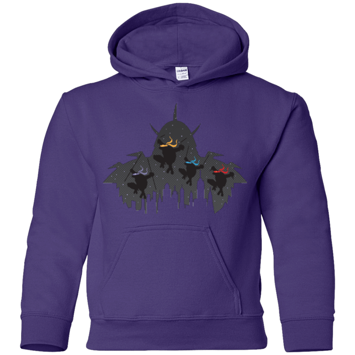 Sweatshirts Purple / YS Turtles Youth Hoodie
