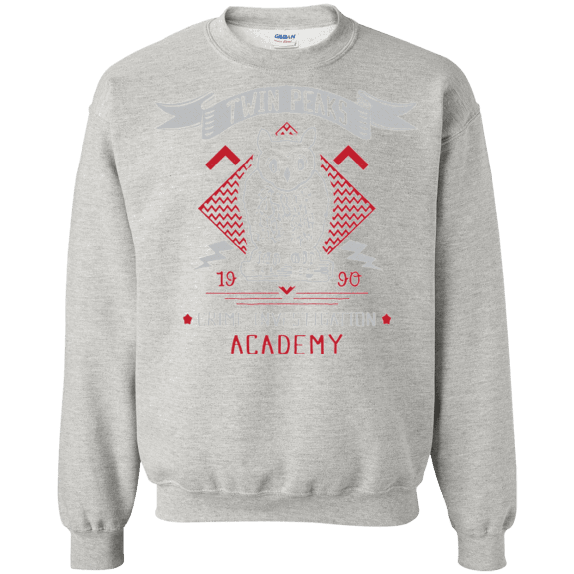 Sweatshirts Ash / Small Twin Peaks Academy Crewneck Sweatshirt