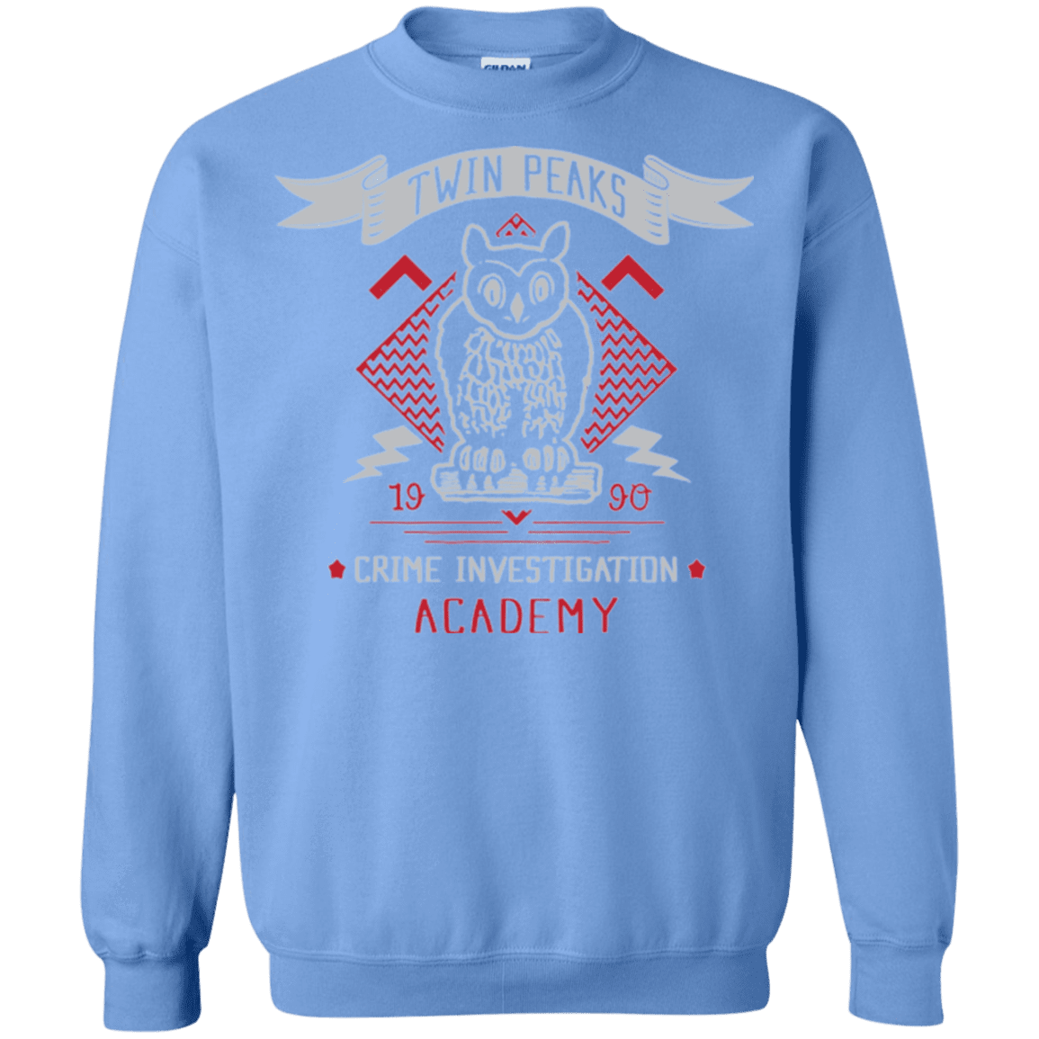 Sweatshirts Carolina Blue / Small Twin Peaks Academy Crewneck Sweatshirt