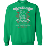 Sweatshirts Irish Green / Small Twin Peaks Academy Crewneck Sweatshirt