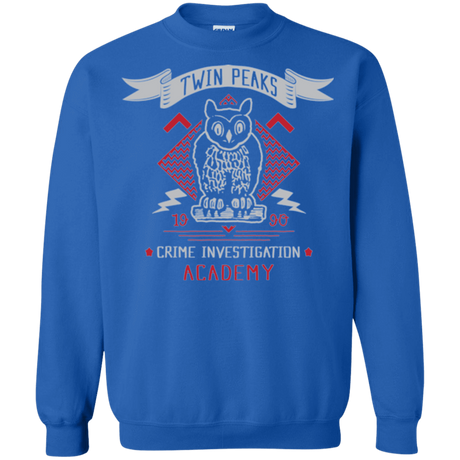 Sweatshirts Royal / Small Twin Peaks Academy Crewneck Sweatshirt