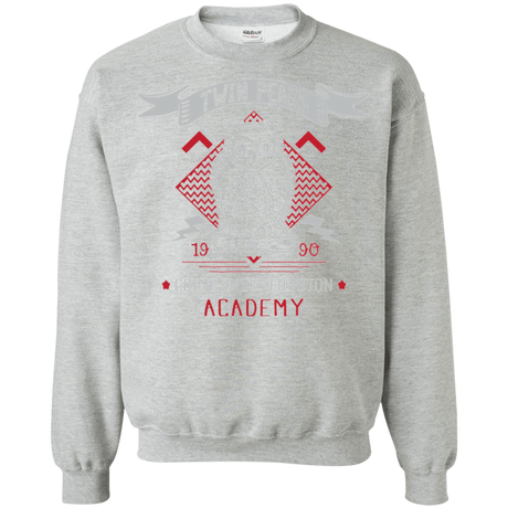 Sweatshirts Sport Grey / Small Twin Peaks Academy Crewneck Sweatshirt