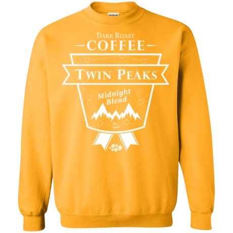 Sweatshirts Gold / Small Twin Peaks Dark Roast Crewneck Sweatshirt