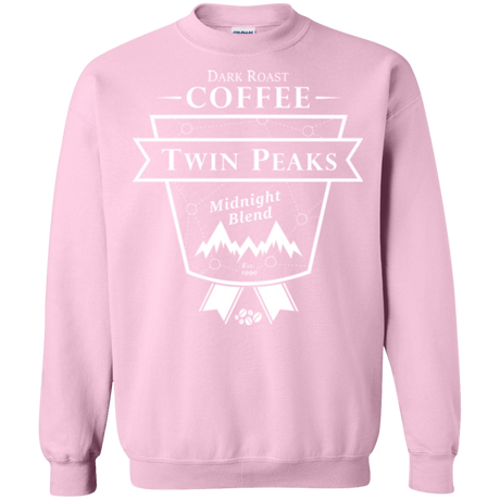 Sweatshirts Light Pink / Small Twin Peaks Dark Roast Crewneck Sweatshirt