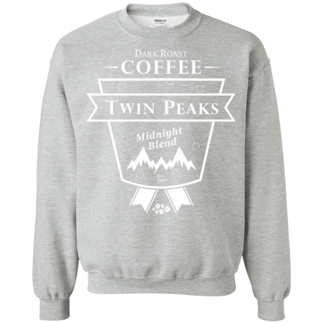 Sweatshirts Sport Grey / Small Twin Peaks Dark Roast Crewneck Sweatshirt
