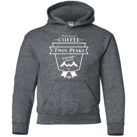 Sweatshirts Dark Heather / YS Twin Peaks Dark Roast Youth Hoodie