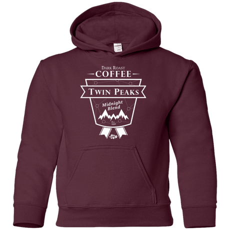 Sweatshirts Maroon / YS Twin Peaks Dark Roast Youth Hoodie