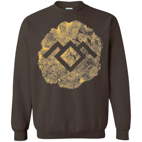 Sweatshirts Dark Chocolate / Small TWIN PEAKS LOG Crewneck Sweatshirt