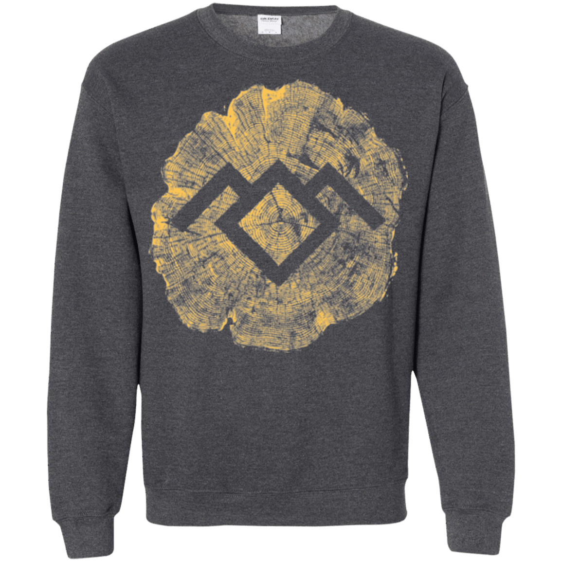 Sweatshirts Dark Heather / Small TWIN PEAKS LOG Crewneck Sweatshirt