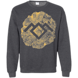 Sweatshirts Dark Heather / Small TWIN PEAKS LOG Crewneck Sweatshirt