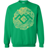 Sweatshirts Irish Green / Small TWIN PEAKS LOG Crewneck Sweatshirt