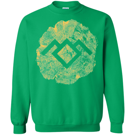 Sweatshirts Irish Green / Small TWIN PEAKS LOG Crewneck Sweatshirt