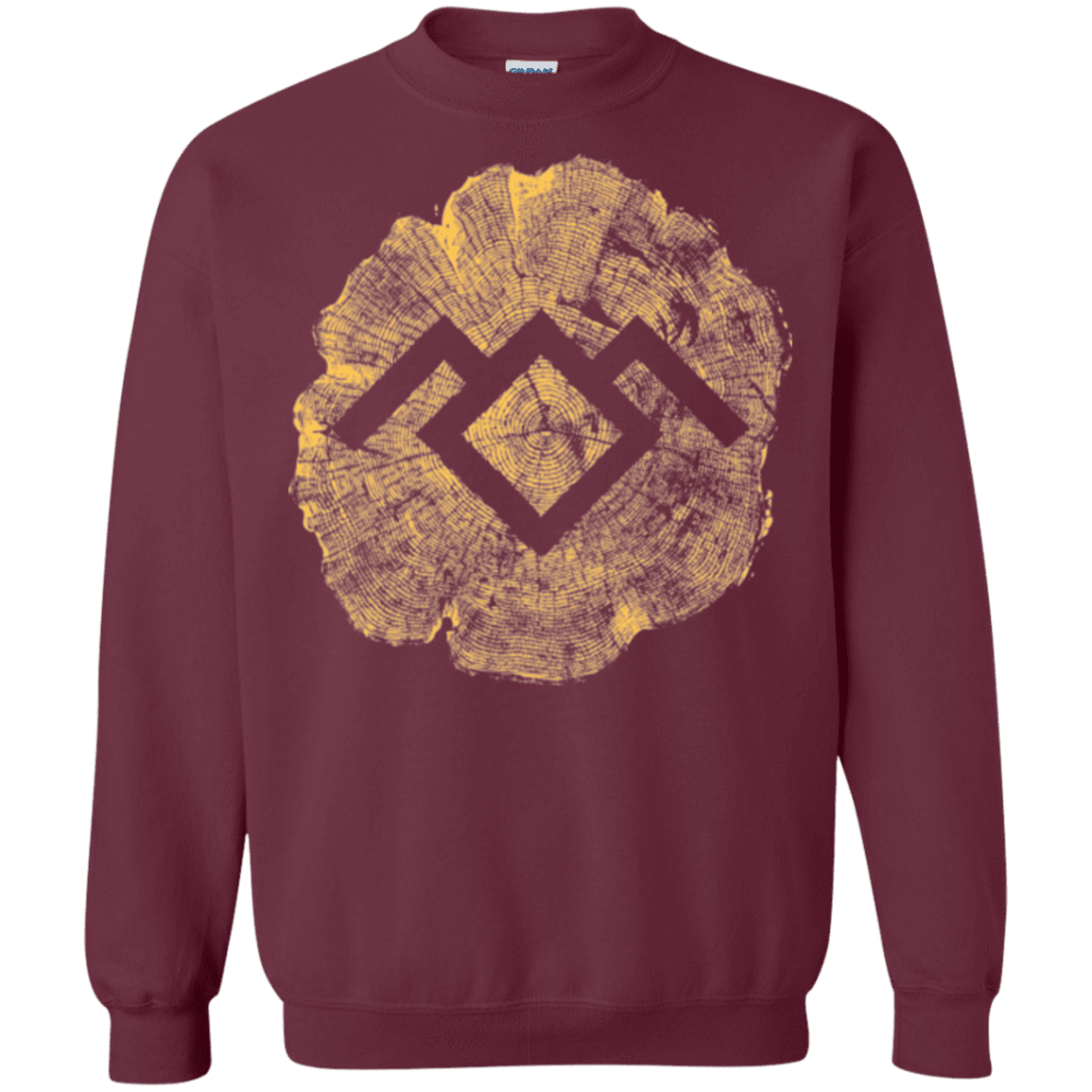 Sweatshirts Maroon / Small TWIN PEAKS LOG Crewneck Sweatshirt