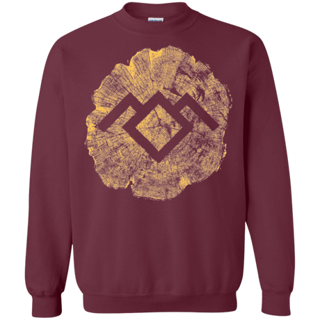 Sweatshirts Maroon / Small TWIN PEAKS LOG Crewneck Sweatshirt