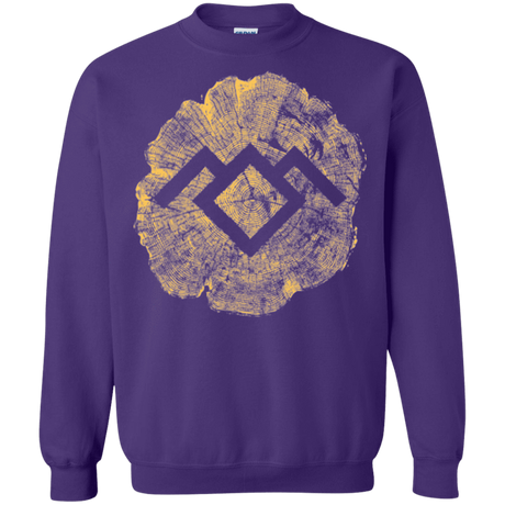 Sweatshirts Purple / Small TWIN PEAKS LOG Crewneck Sweatshirt