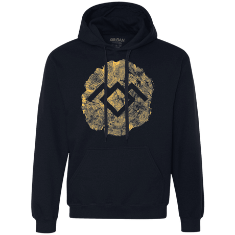 Sweatshirts Navy / Small TWIN PEAKS LOG Premium Fleece Hoodie