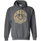 Sweatshirts Dark Heather / Small TWIN PEAKS LOG Pullover Hoodie
