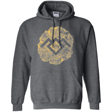 Sweatshirts Dark Heather / Small TWIN PEAKS LOG Pullover Hoodie