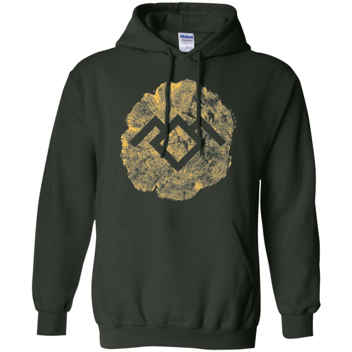 Sweatshirts Forest Green / Small TWIN PEAKS LOG Pullover Hoodie