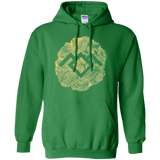 Sweatshirts Irish Green / Small TWIN PEAKS LOG Pullover Hoodie