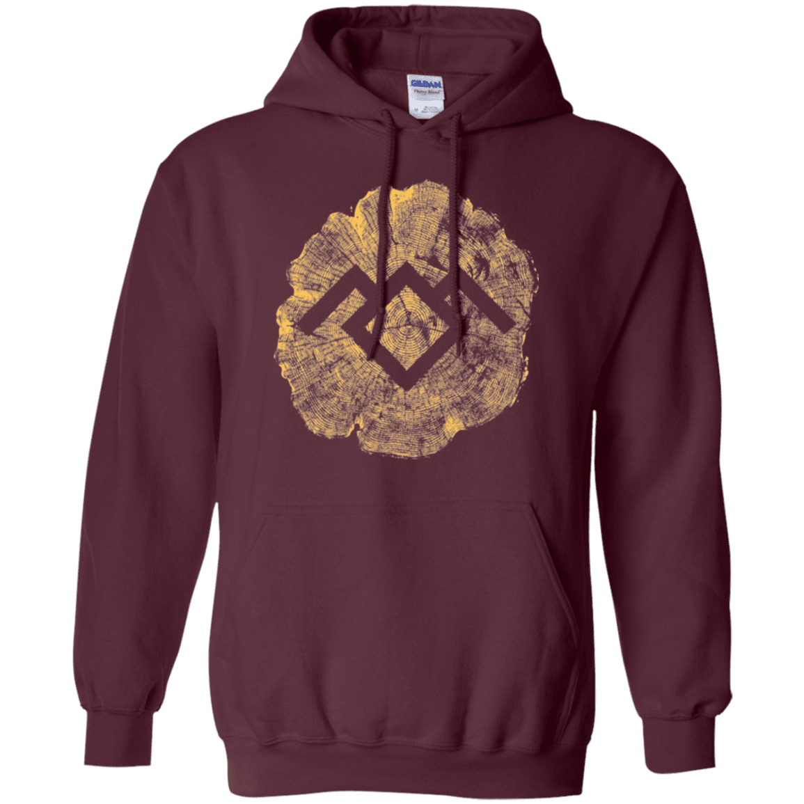 Sweatshirts Maroon / Small TWIN PEAKS LOG Pullover Hoodie
