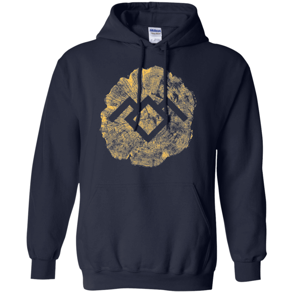 Sweatshirts Navy / Small TWIN PEAKS LOG Pullover Hoodie