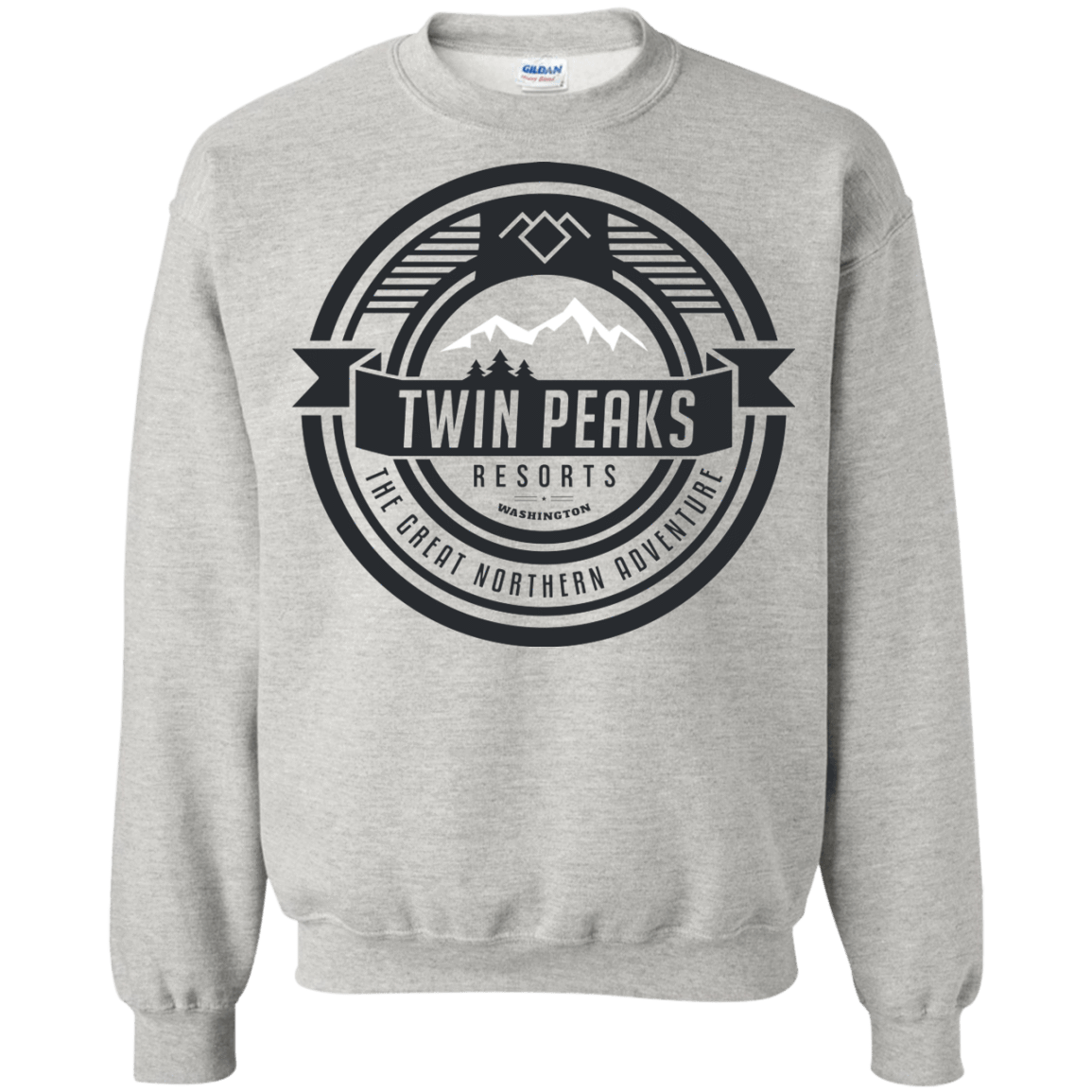 Sweatshirts Ash / Small Twin Peaks Resorts Crewneck Sweatshirt