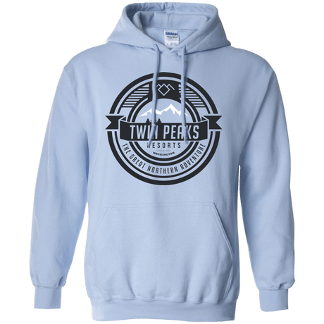 Sweatshirts Light Blue / Small Twin Peaks Resorts Pullover Hoodie