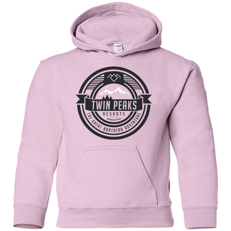 Sweatshirts Light Pink / YS Twin Peaks Resorts Youth Hoodie
