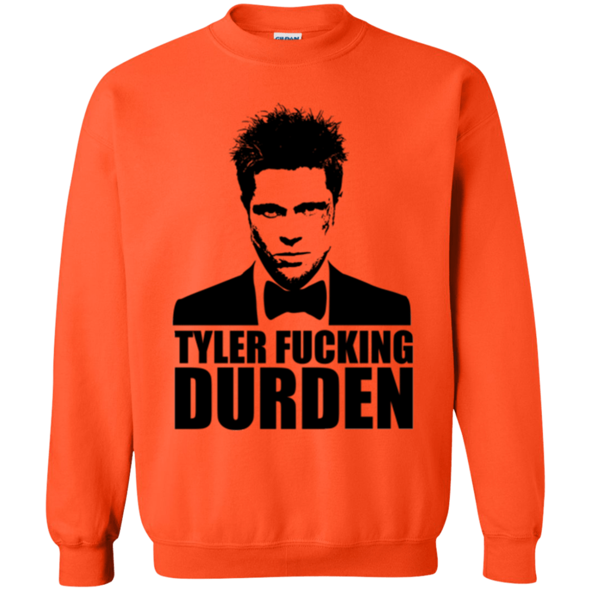 Sweatshirts Orange / Small Tyler Fucking Durden Crewneck Sweatshirt