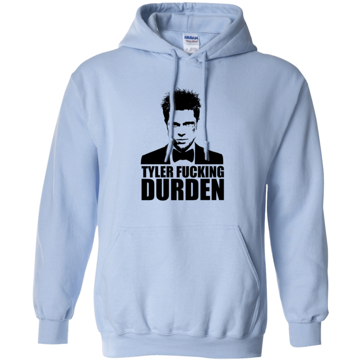 Sweatshirts Light Blue / Small Tyler Fucking Durden Pullover Hoodie