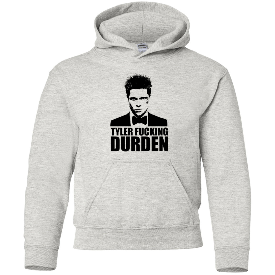 Sweatshirts Ash / YS Tyler Fucking Durden Youth Hoodie